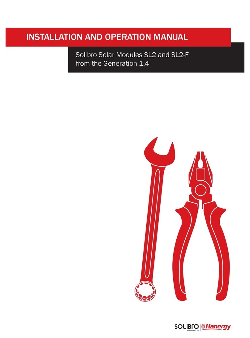 Solibro SL2 User manual