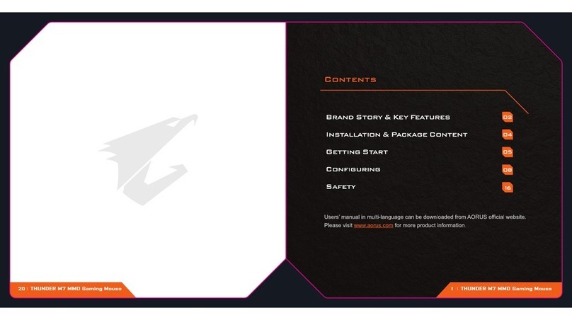 AORUS Thunder M7 MMO user manual
