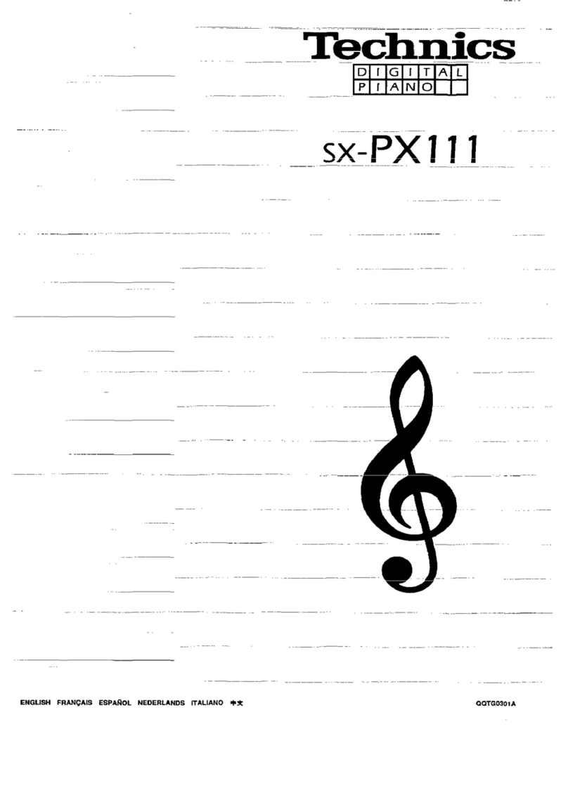 Technics SX-PX111 user manual