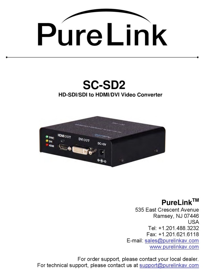 PureLink SC-SD2 manual