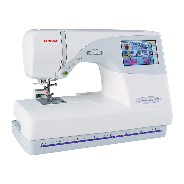 Janome MEMORY CRAFT 9700 User manual