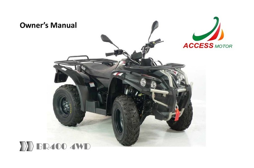Access Motor BR400 4WD owner's manual