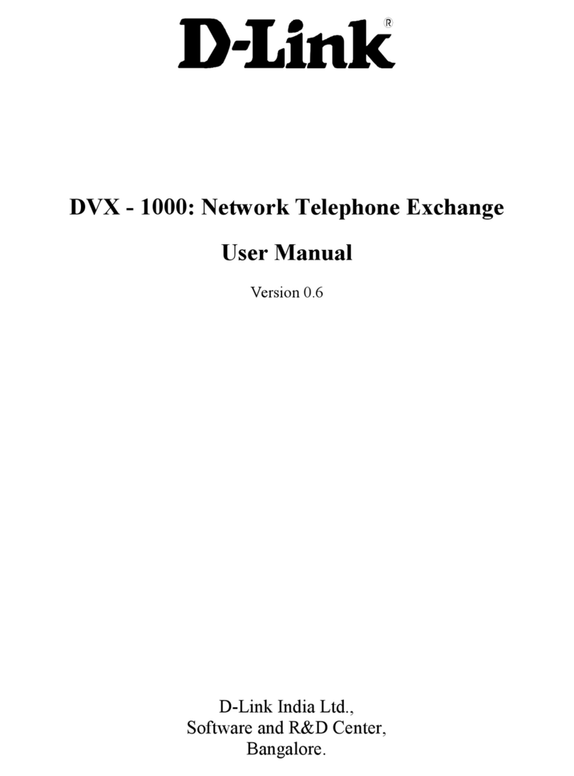D-Link DVX-1000 User manual