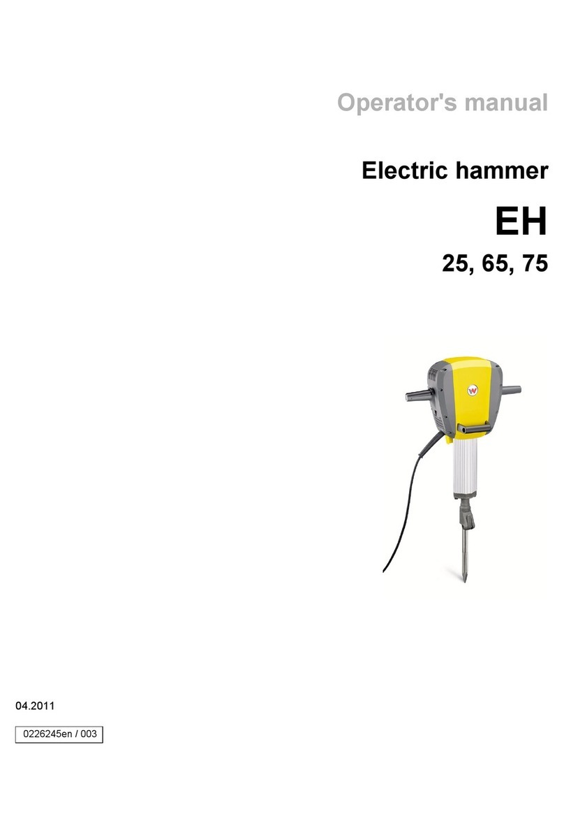 Wacker Neuson EH 25 User manual