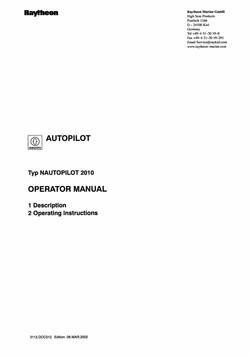 Raytheon NAUTOPILOT 2010 Operator's manual