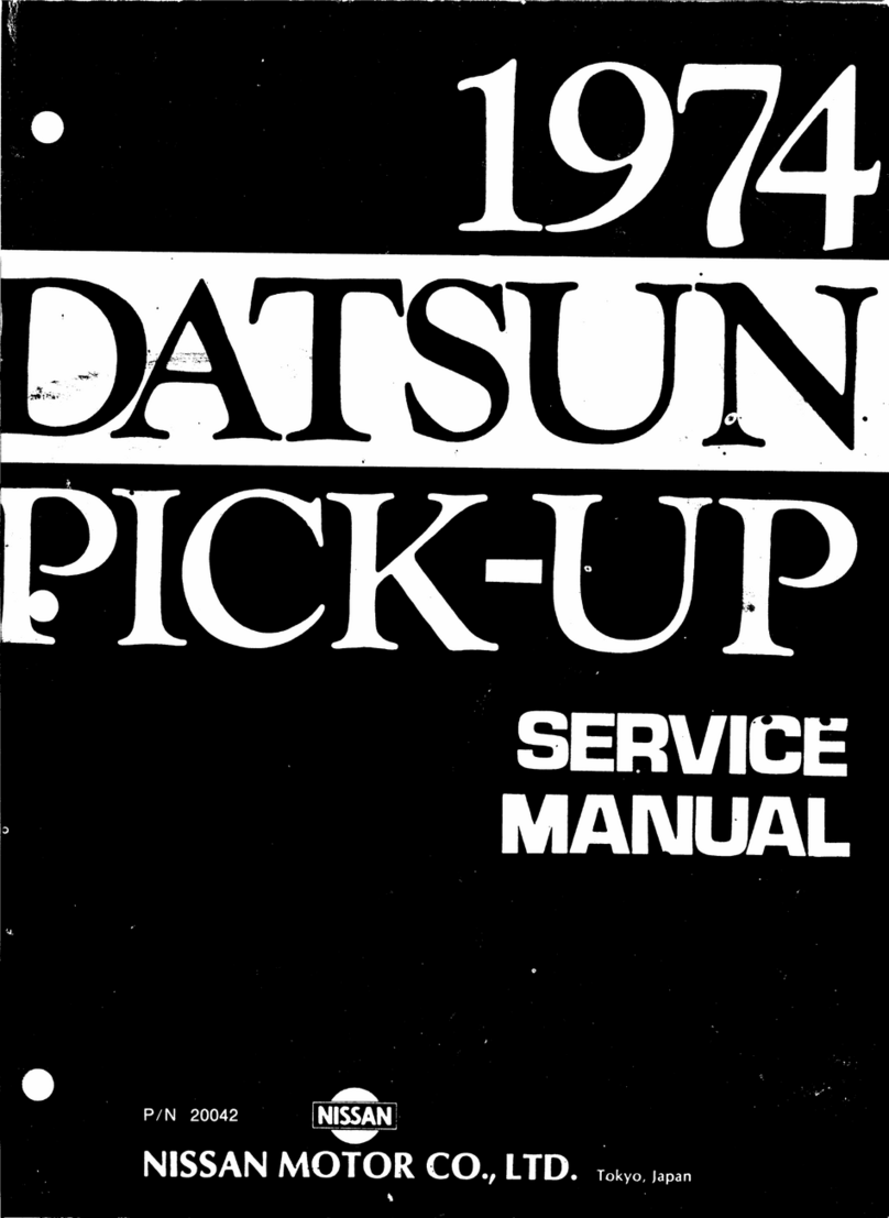 Datsun Pick-Up 1974 User manual