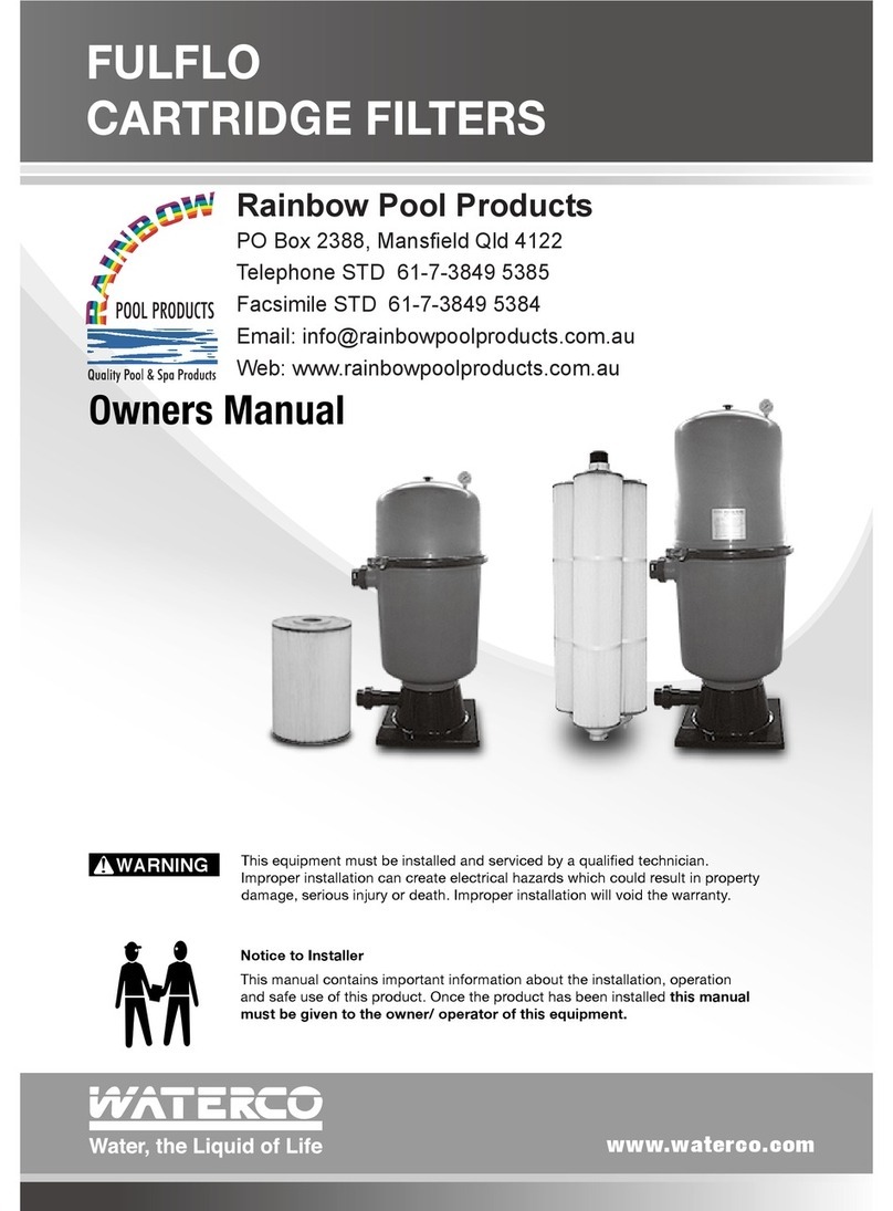Rainbow Pool Products P200 owner's manual