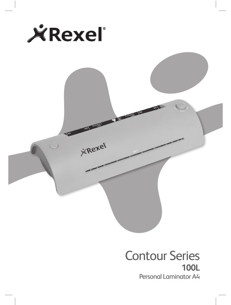 Rexel Contour Series 100L user guide