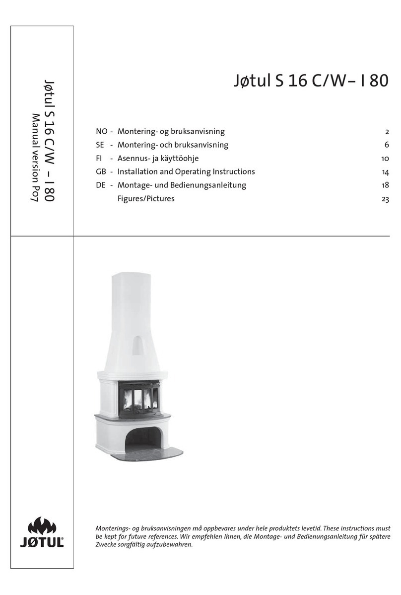Jøtul S 16 C/W- I 80 User manual
