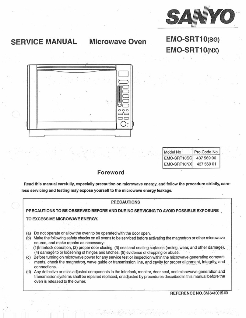 Sanyo EMO-SRT10SG Service manual