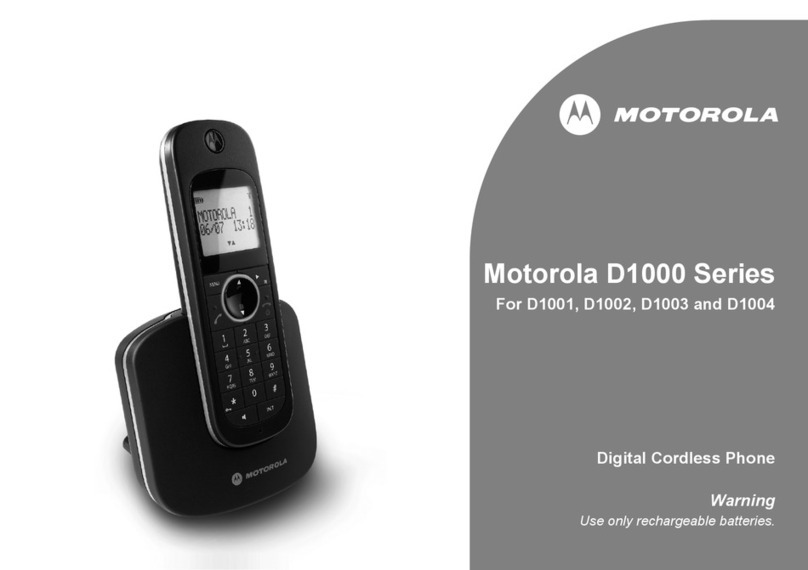Motorola D1001 user guide