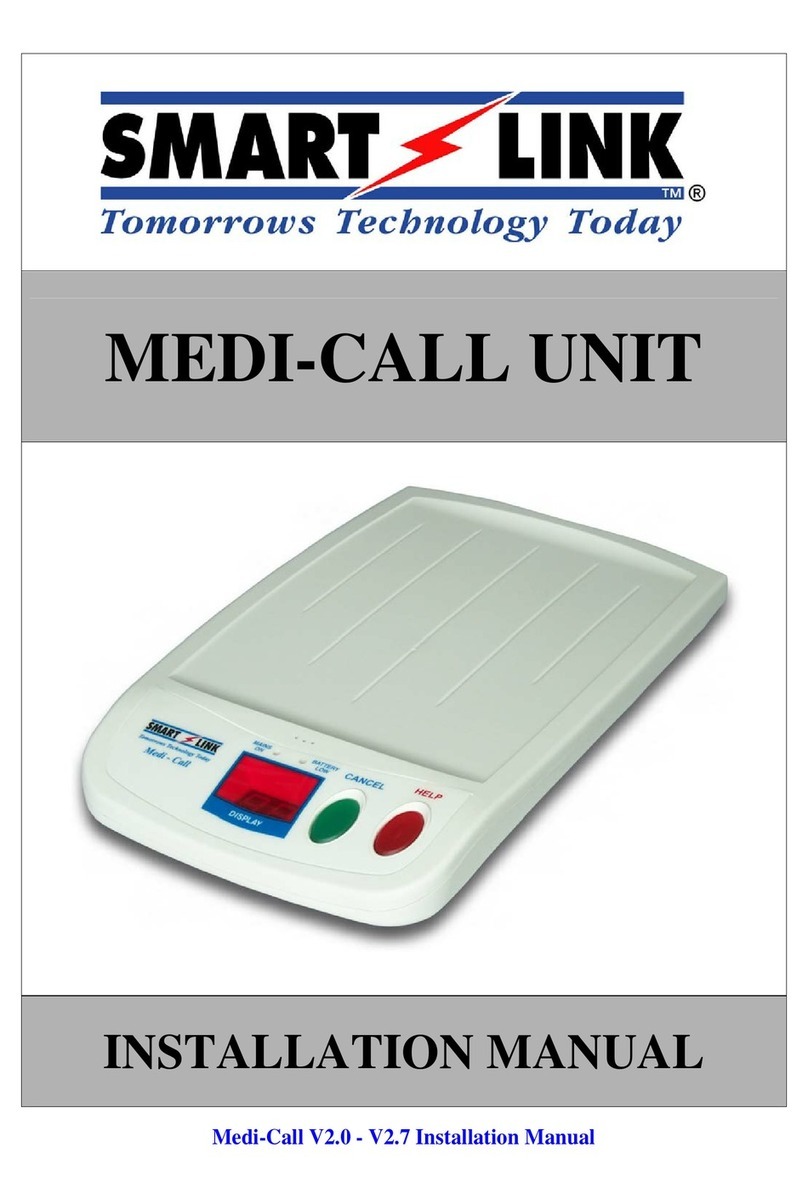 Smartlink MEDI-CALL UNIT installation manual Smartlink MEDI-CALL UNIT installation manual
