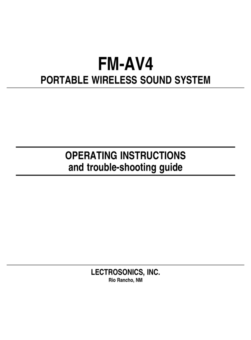 Lectrosonics FM-AV4 User manual