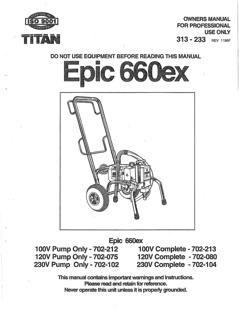 Titan Epic 660ex owner's manual