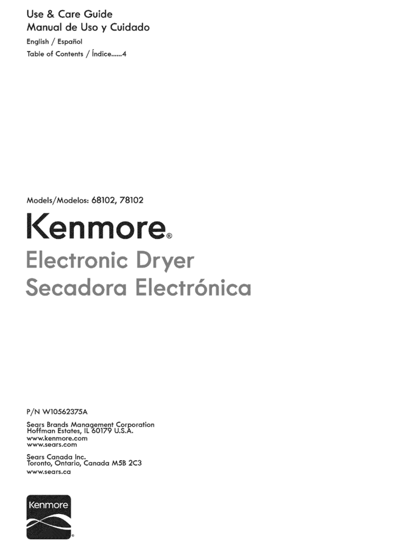 Kenmore 68102 User manual