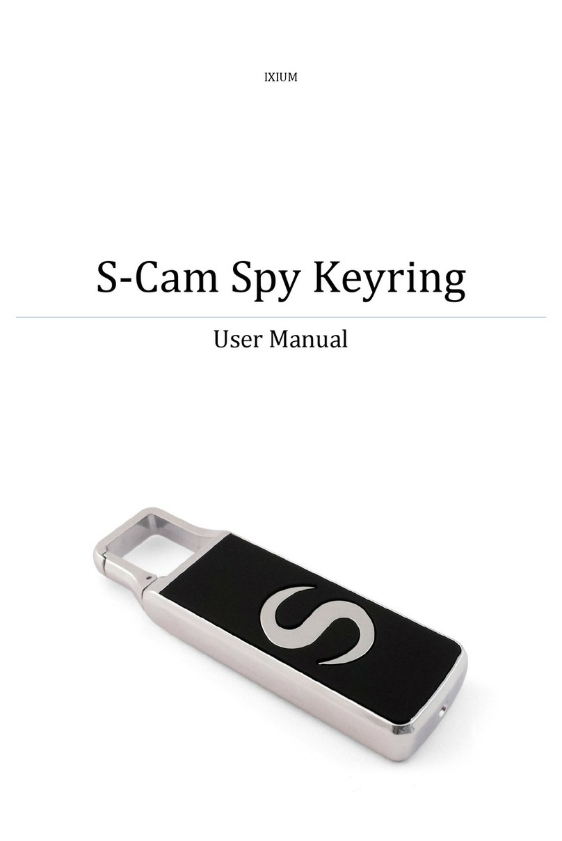 IXIUM S-Cam Spy Keyring user manual