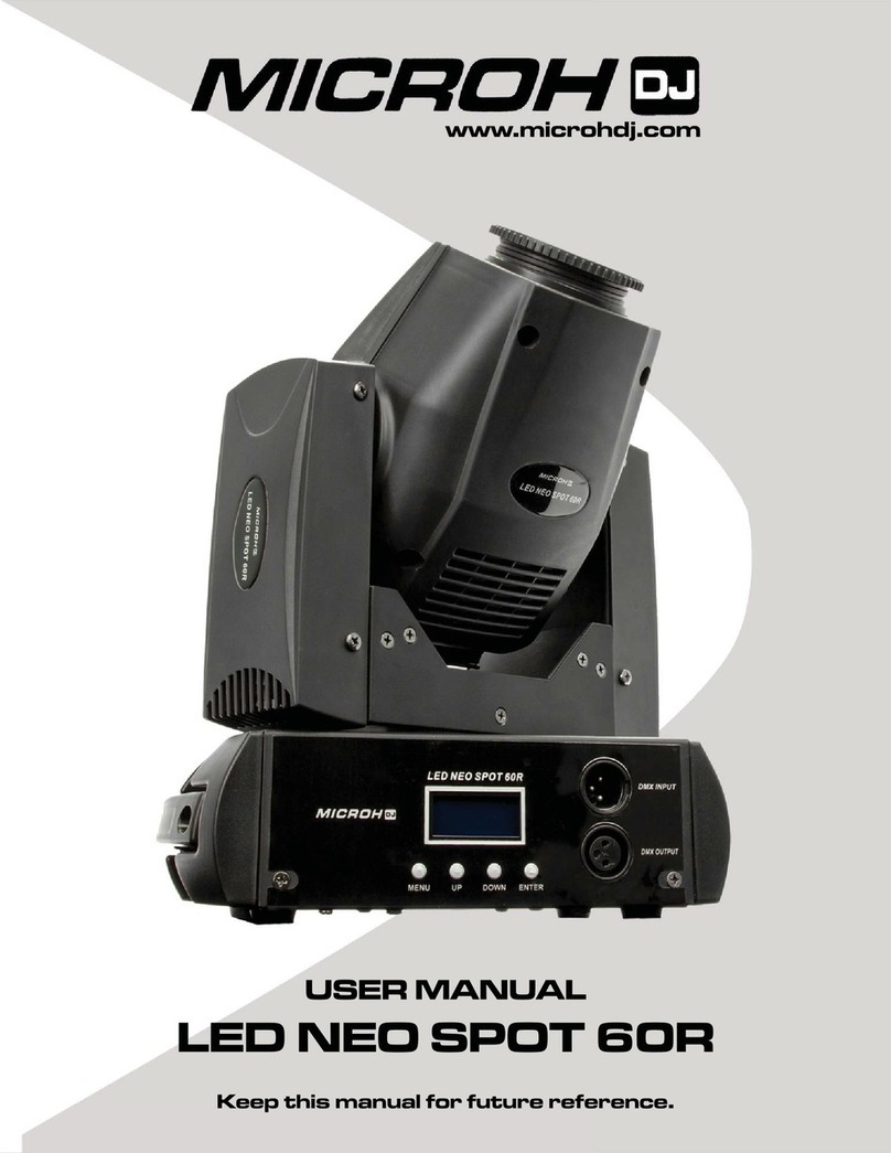 Microh LED NEO SPOT 60R user manual