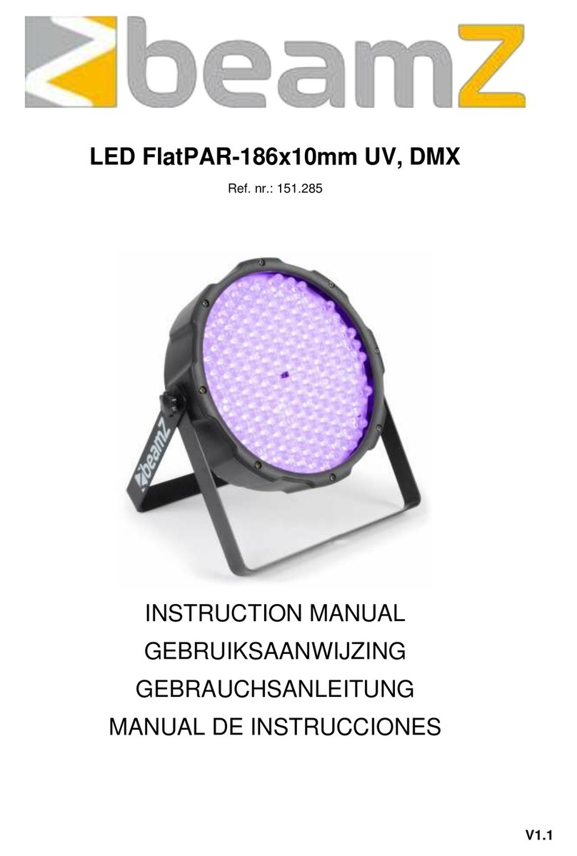 Beamz LED FlatPAR User manual