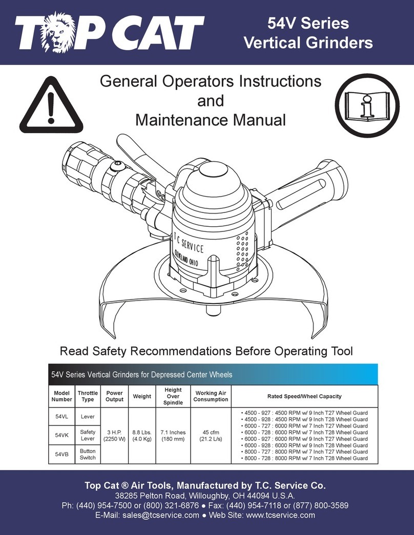 TOP CAT 54VL General Operators Instructions and Maintenance Manual TOP CAT 54VL General Operators Instructions and Maintenance Manual