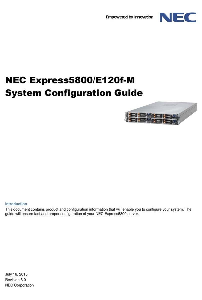 NEC NEC Express5800 Series User manual