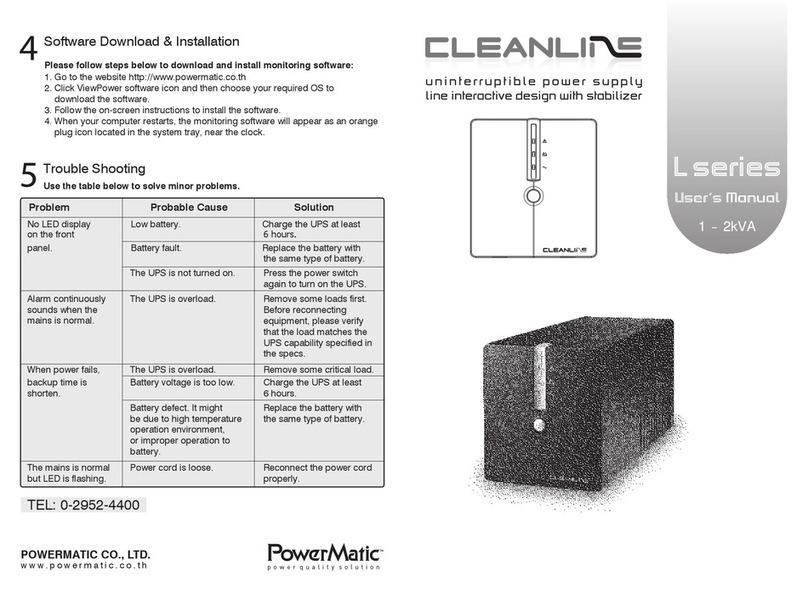 Cleanline L Series user manual