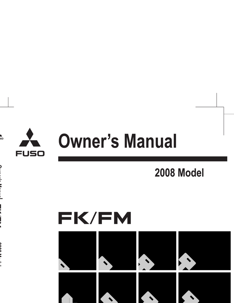 Mitsubishi Fuso FK 2008 owner's manual