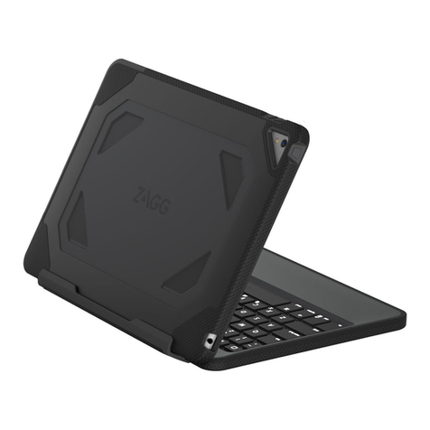 Zagg Rugged Book User manual Zagg Rugged Book User manual