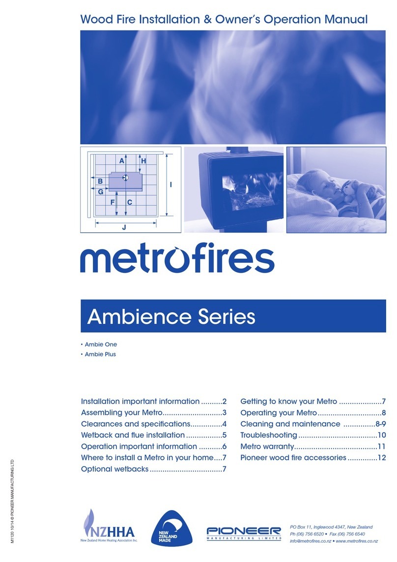 metrofires Ambience Series User manual