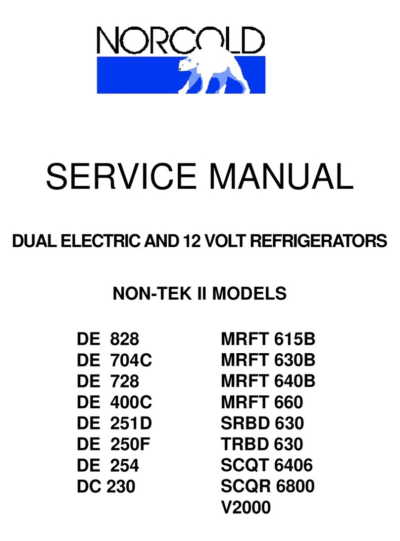 Norcold NON-TEK II DE 828 User manual