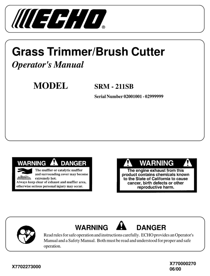 Echo SRM - 211SB User manual