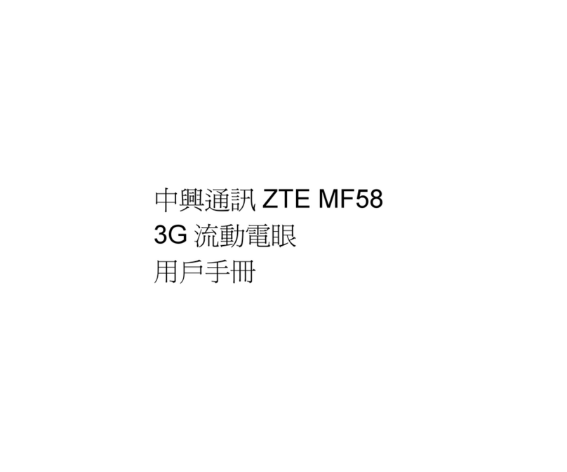 Zte MF58 User manual