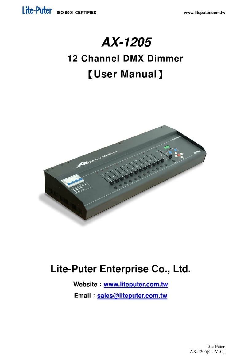 Lite-Puter AX-1205 User manual