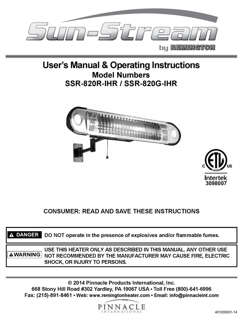 Sunstream SSR-820R-IHR user manual