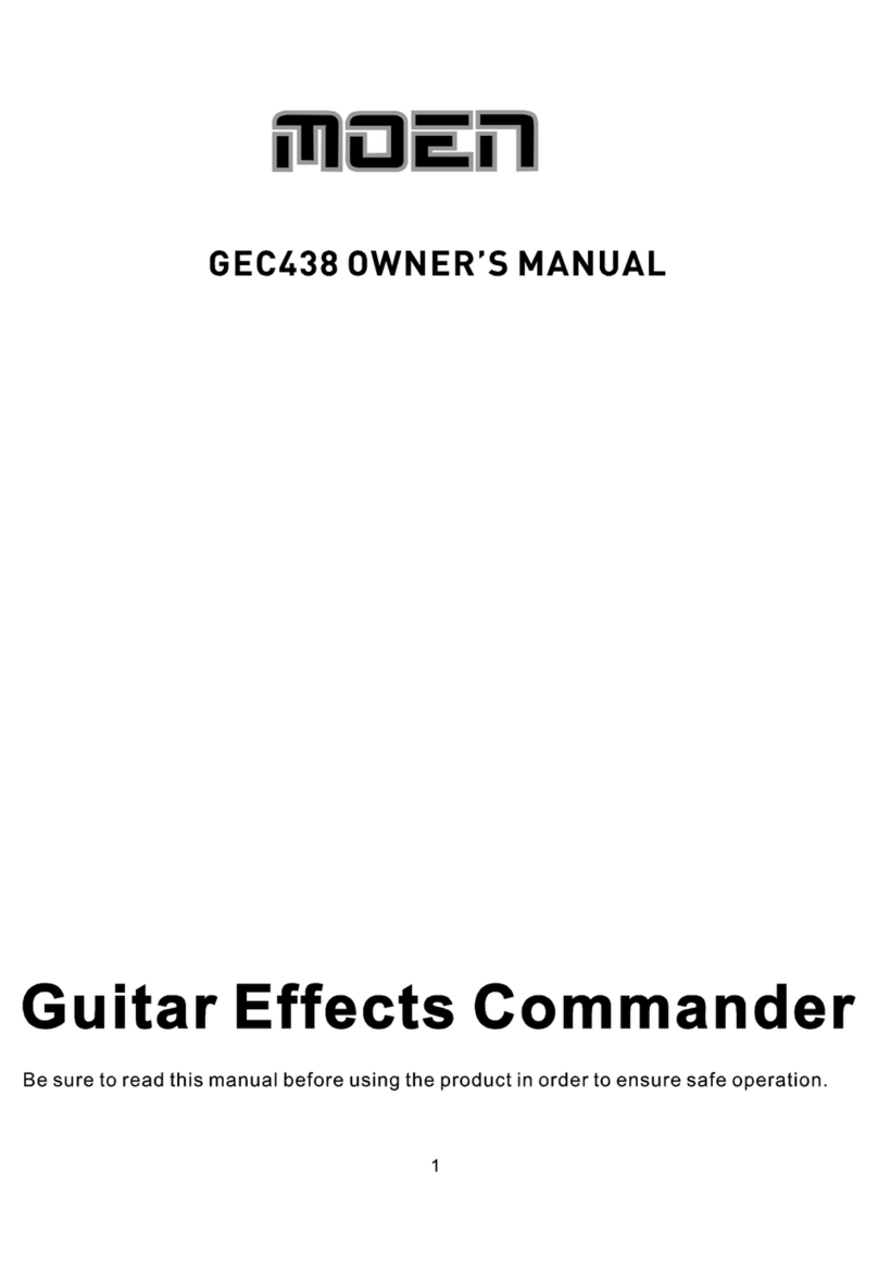 Moen GEC238 owner's manual