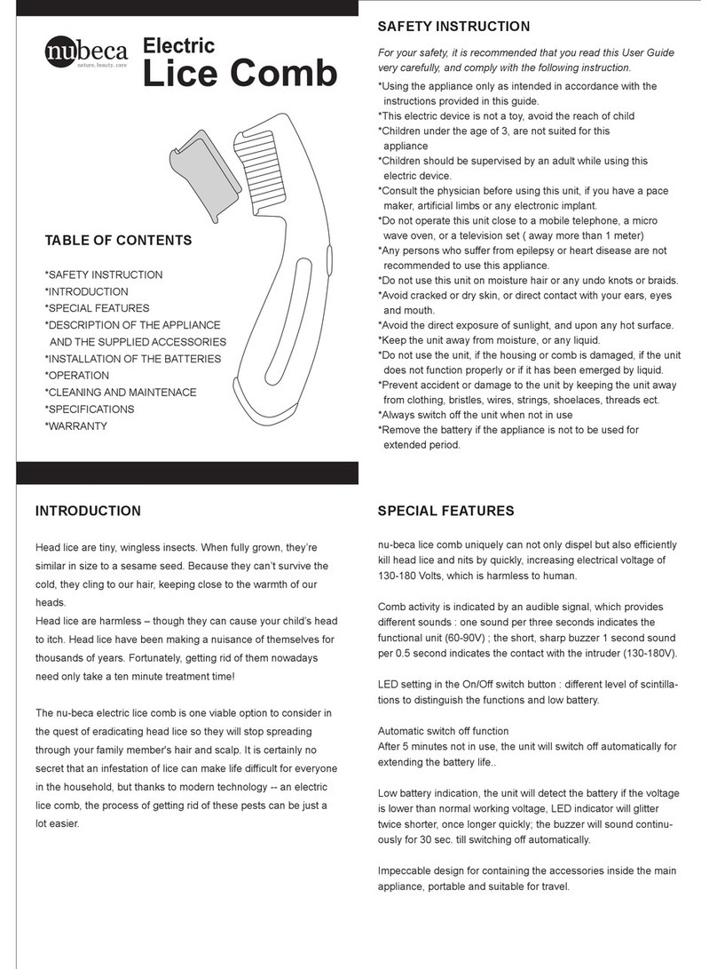 nubeca EL-1001 user guide