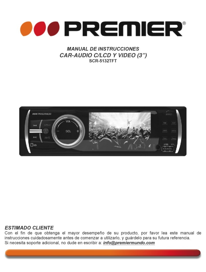 Premier SCR-513TFT User manual Premier SCR-513TFT User manual