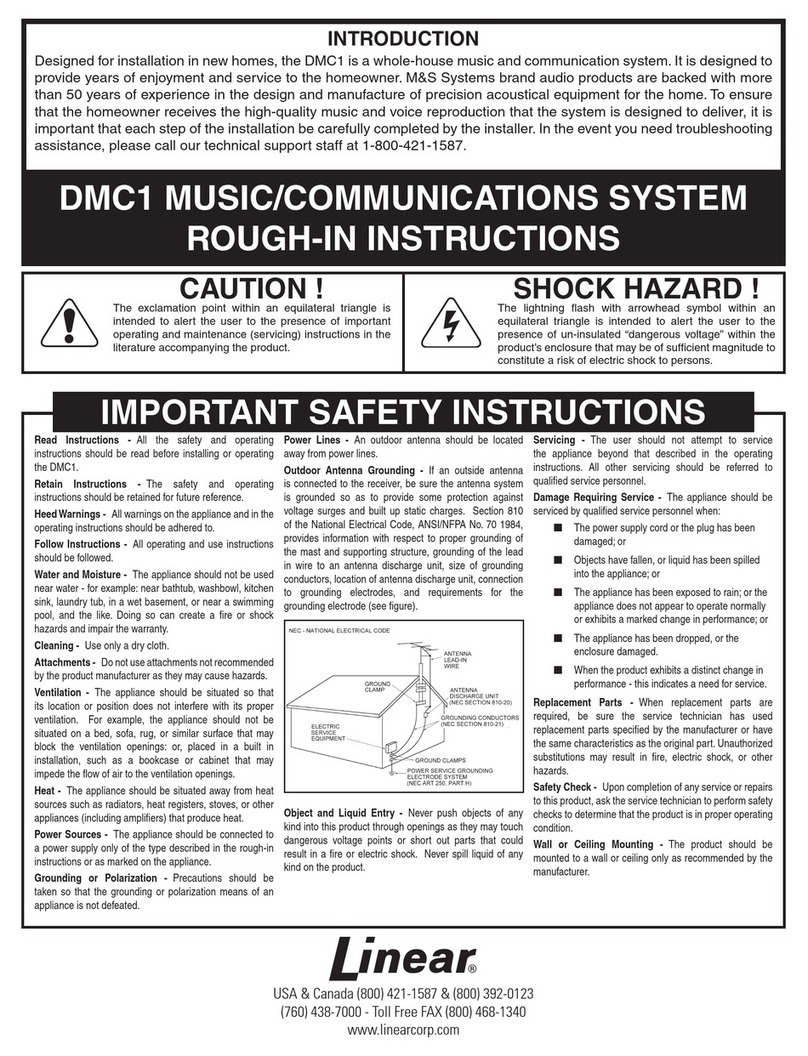 Linear DMC1 user manual