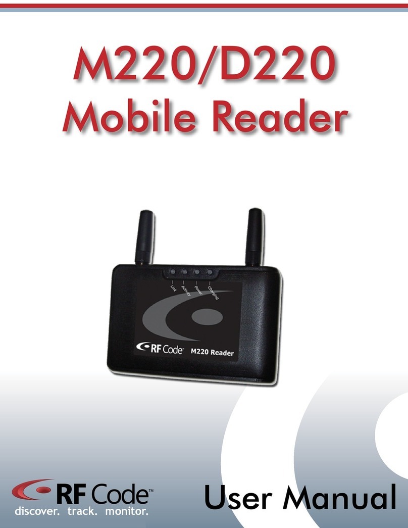 RF Code M220 user manual