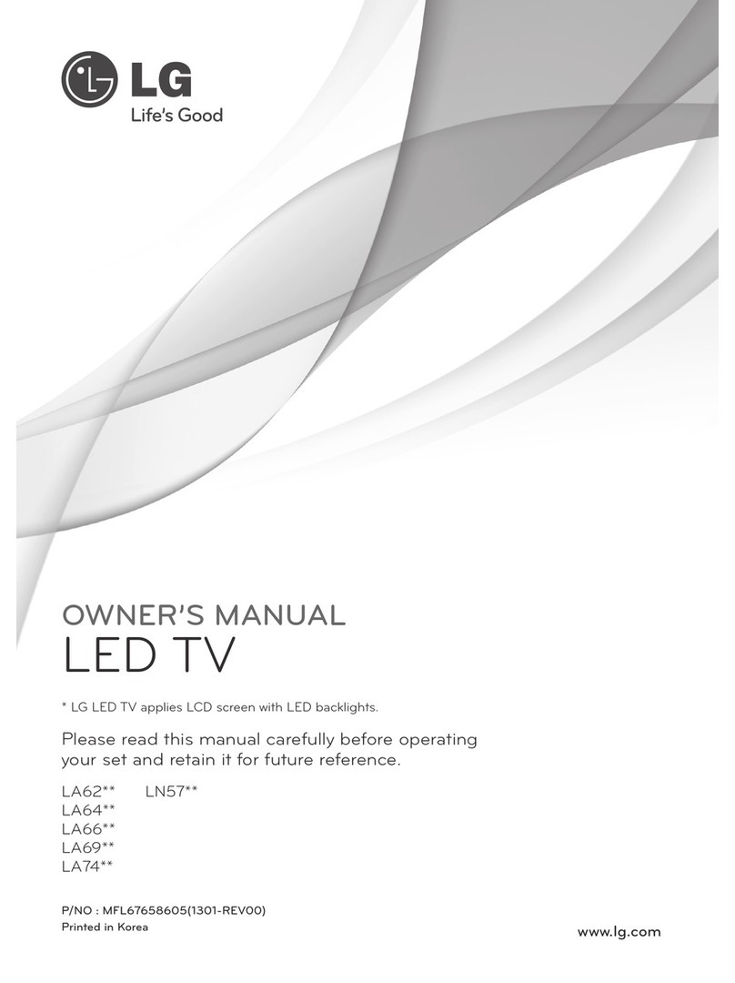 LG LA62xx Series owner's manual