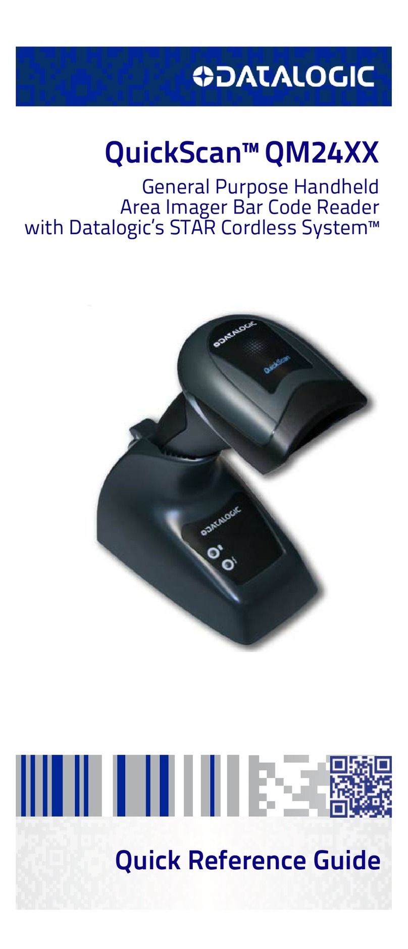 Datalogic QuickScan QM24XX Quick reference guide