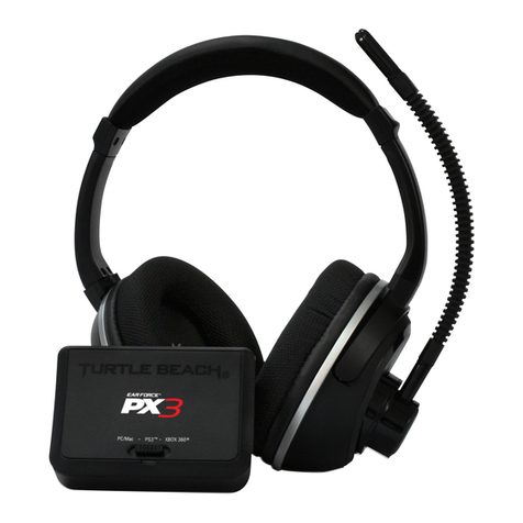 Turtle Beach Ear Force PX3 User manual Turtle Beach Ear Force PX3 User manual