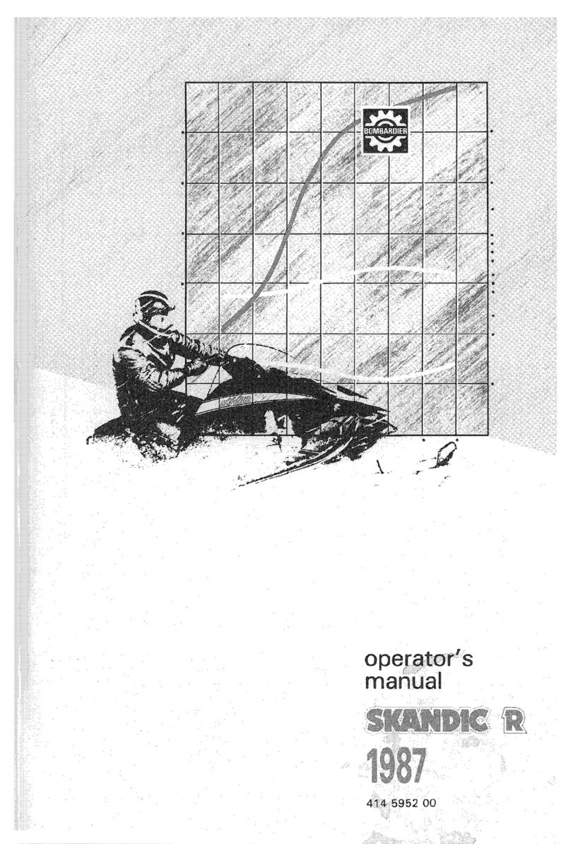 BOMBARDIER Skandic R 1987 Operator's manual