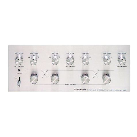 Pioneer SF-850 operating instructions