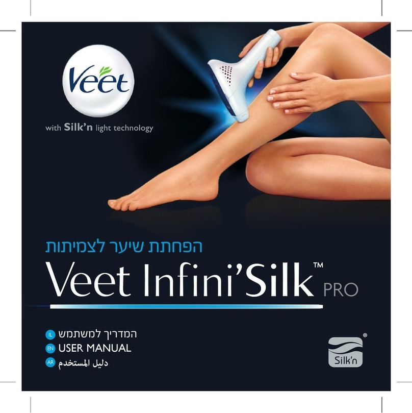 Veet Infini'Silk PRO user manual