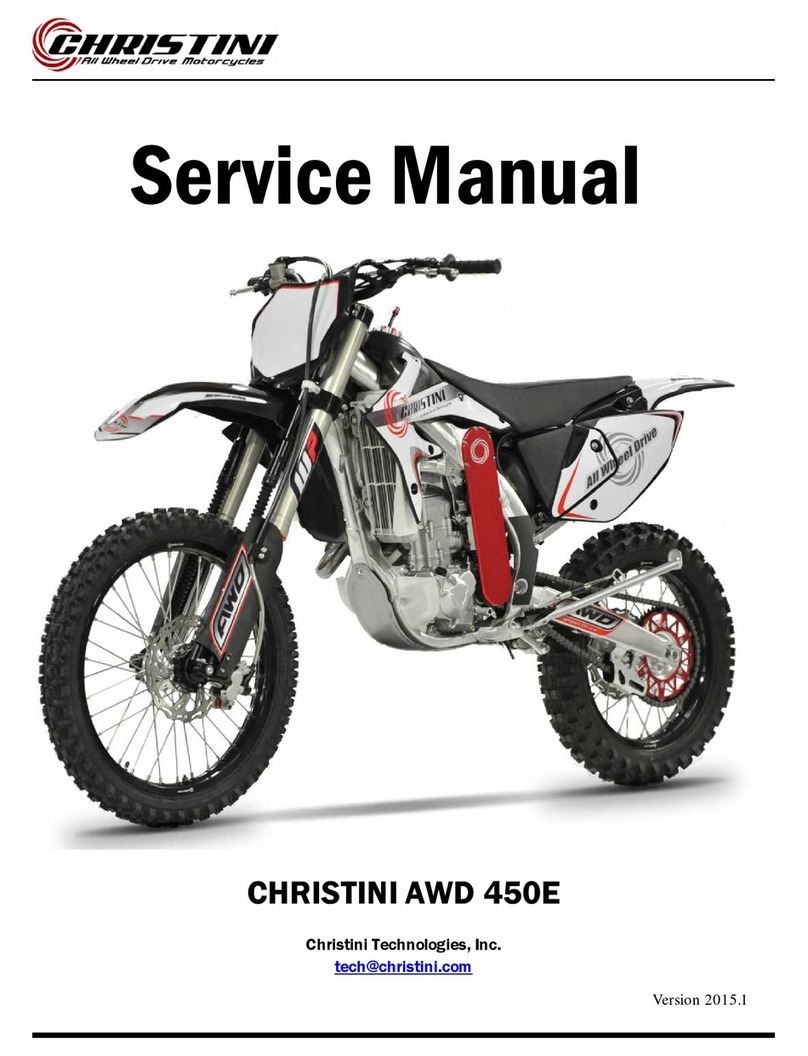 Christini AWD 450E User manual