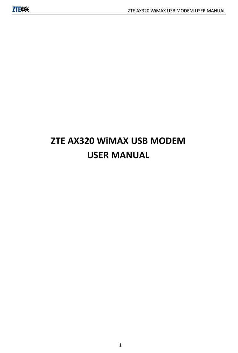 Zte AX320 User manual