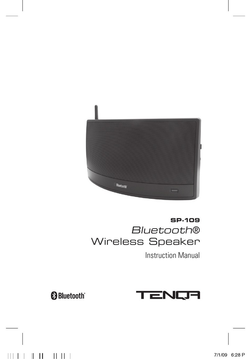 Tenqa SP-109 instruction manual