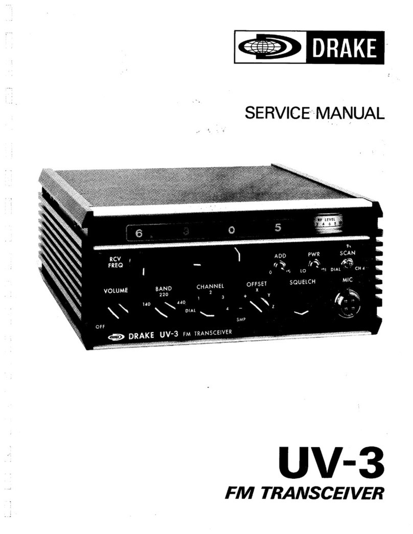 DRAKE UV-3 Service manual