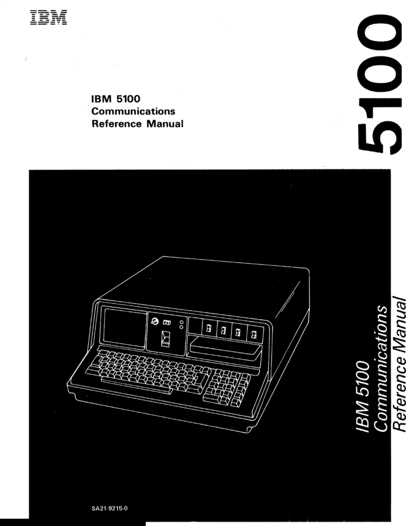 IBM 5100 Use and care manual