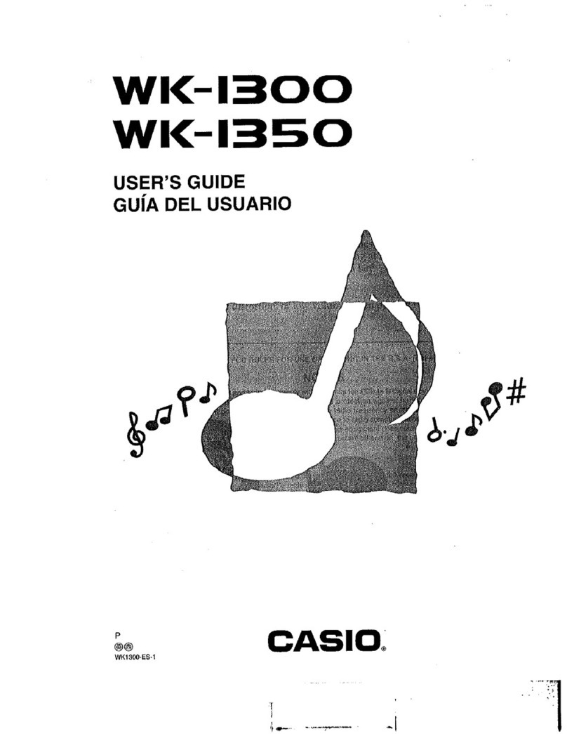 Casio WK-1350 user guide